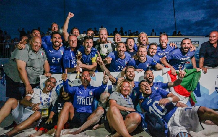 ITALIA BEACH SOCCER: anche alcuni rossoazzurri sul tetto d’Europa