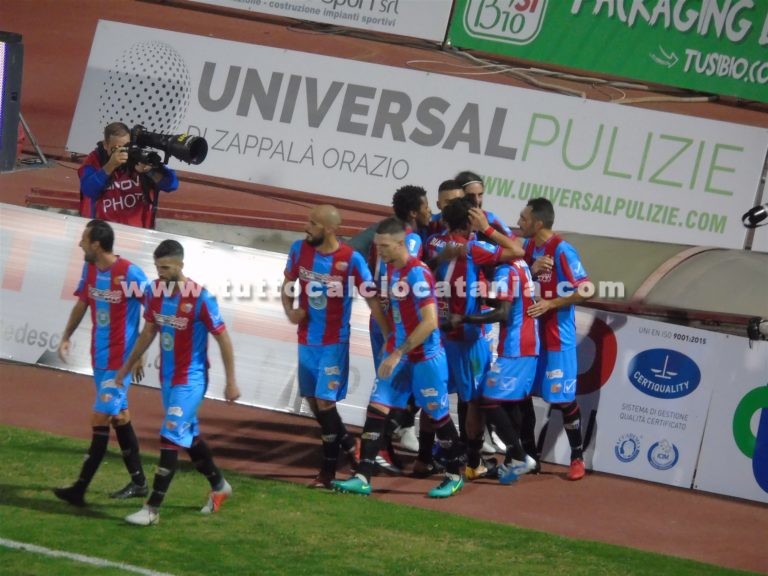 SECONDO TEMPO: strada tutta in discesa, il Catania l’ha chiusa sul 3-0 con Lodi e Aya