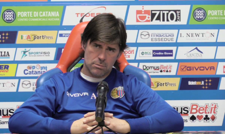 SOTTIL: “Catania, ripartiamo subito. Formazione, cambierò qualche interprete. Vetta? Pesano ko di Siracusa e Bisceglie, ma crediamoci”