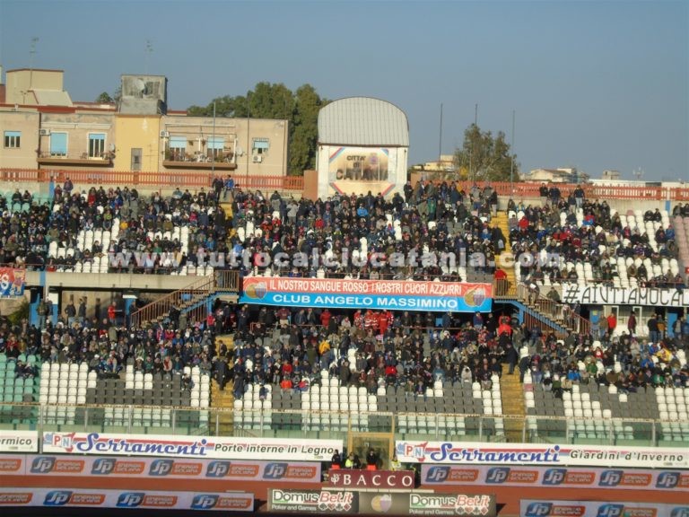 CATANIA – CASERTANA: circa 9mila spettatori al “Massimino”