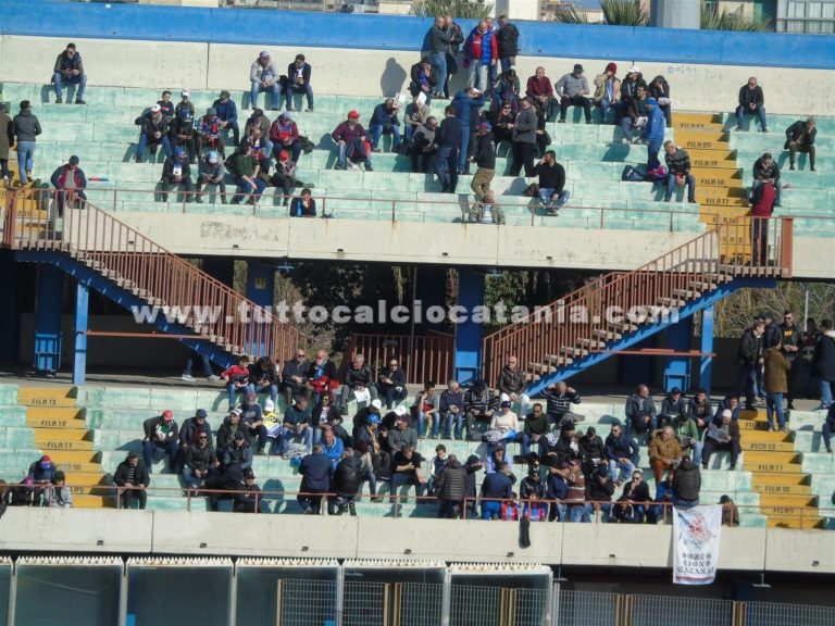 CATANIA: previsti pochi tifosi a Catanzaro