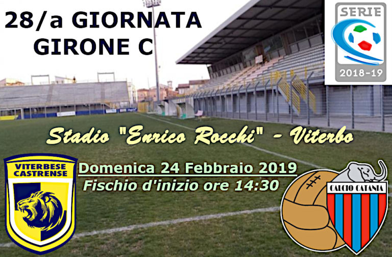 LIVE ROCCHI (triplice fischio): Viterbese 2-0 Catania, tabellino e numeri incontro in tempo reale