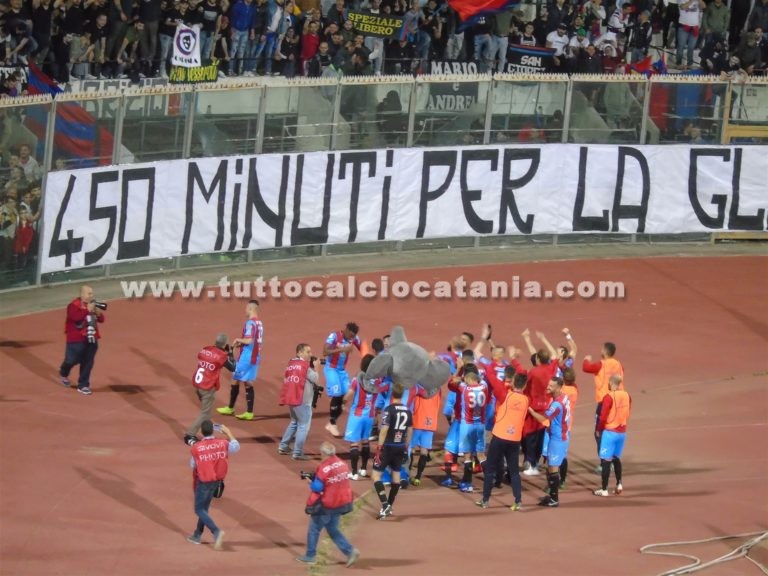 SECONDO TEMPO: continua la corsa del Catania, Di Piazza fa esplodere il “Massimino”