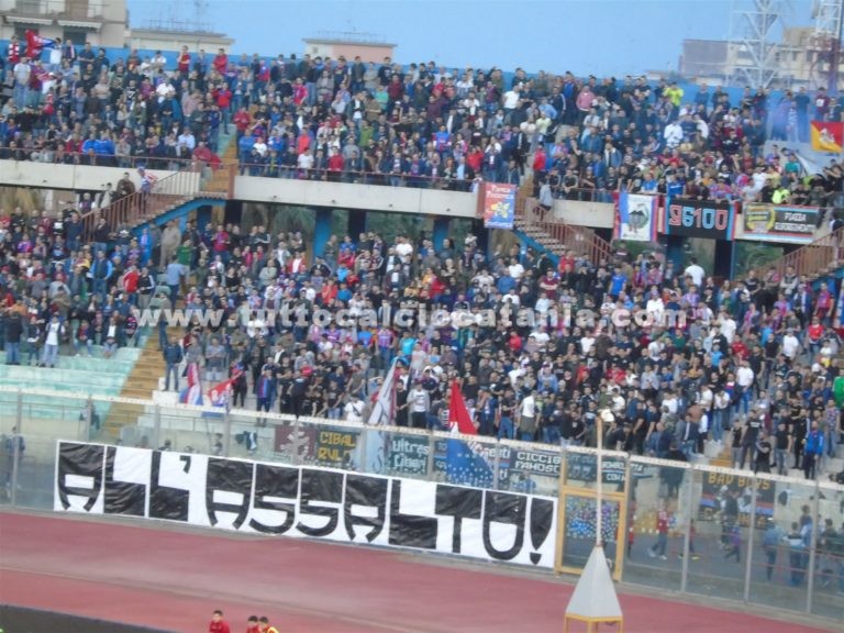 TIFOSI CATANESI IN TRASFERTA: nel 2019 affluenza media di circa 150 a partita
