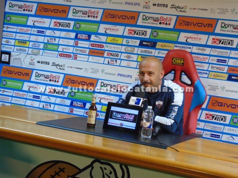 ITALIANO (all. Trapani): “Non abbiamo fatto i conti con Lodi. Arrabbiatissimo per il rigore fischiato, meritavamo di vincere””