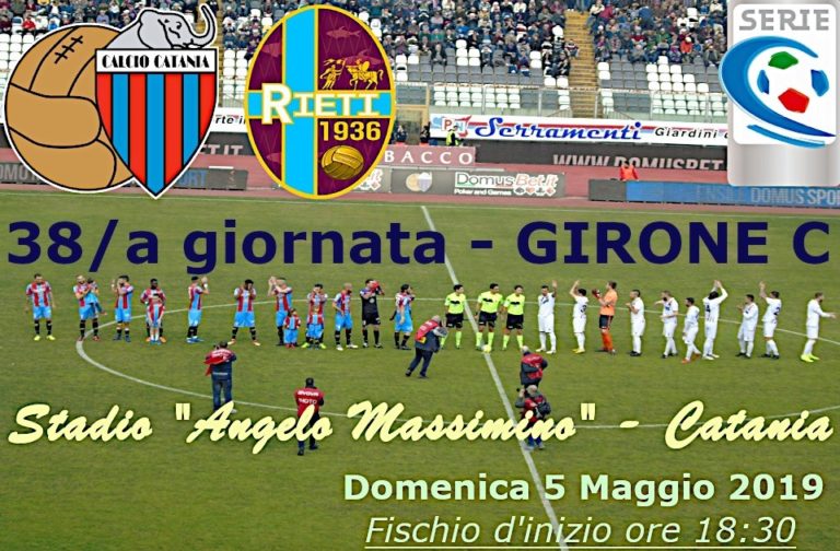 LIVE MASSIMINO (fine partita): Catania 1-1 Rieti, tabellino e numeri incontro in tempo reale