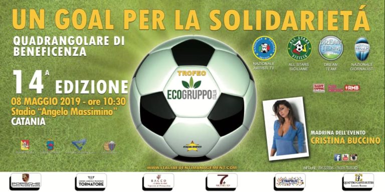 UN GOAL PER LA SOLIDARIETA’: 14/a edizione al “Massimino”, biglietti disponibili sino alla data dell’evento