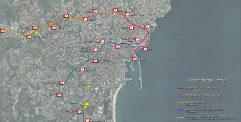 CATANIA – TRAPANI: metropolitana, orario prolungato