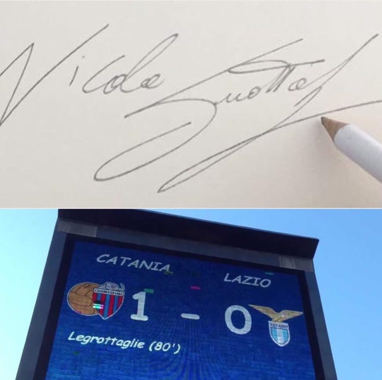 LEGROTTAGLIE: “Le azioni che compiamo lasciano il nostro nome” (ricordando un Catania-Lazio)