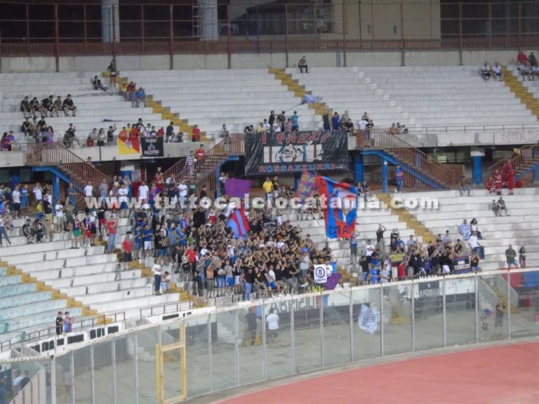 CATANIA – FANFULLA: affluenza inferiore alle previsioni, circa 2mila biglietti venduti