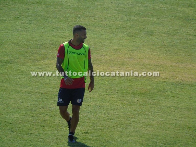 CATANIA: Marchese, Biagianti e Bucolo continuano ad allenarsi a parte