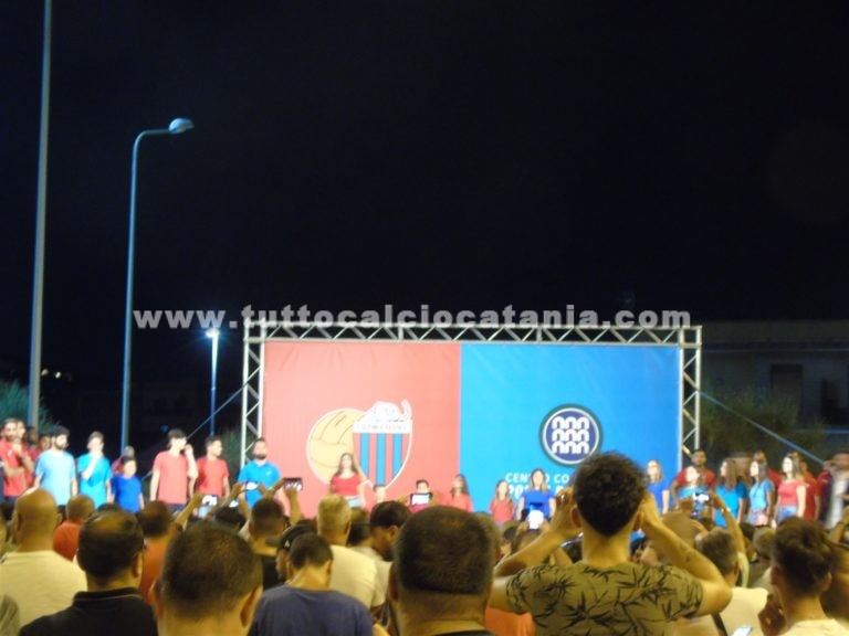 CATANIA: presentata la squadra ai tifosi. Le parole di Lo Monaco, Argurio, Camplone e Biagianti