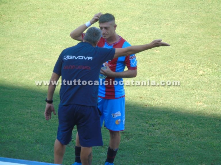 CATANIA: le scelte di Camplone contro il Picerno. Come cambia la squadra nel corso del match