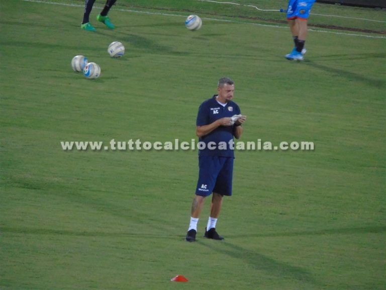 CATANIA: le scelte di Camplone con la Cavese. Come cambia la squadra nel corso del match