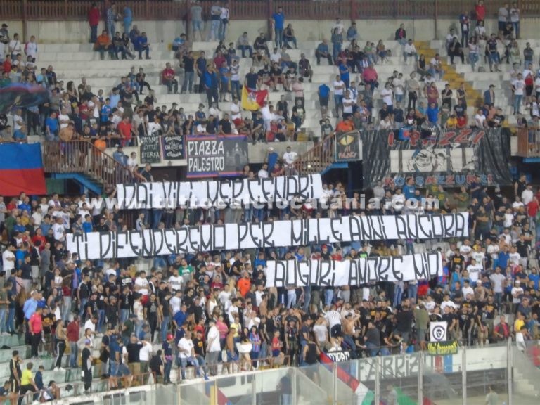 CATANIA: tifosi in contestazione, nessun dirigente del Catania all’incontro di Piazza Spedini