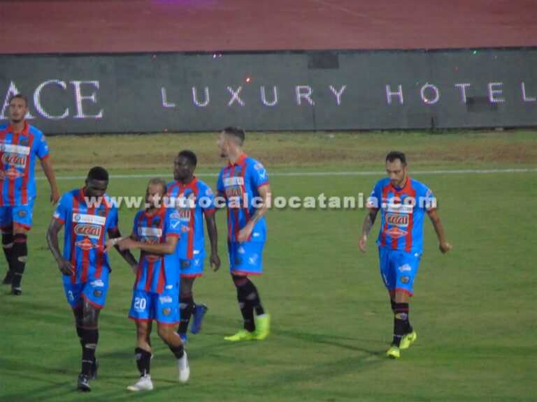 VERSO CATANIA-CAVESE (video): nel 2019 l’ultima vittoria rossazzurra al “Massimino” con poker di gol