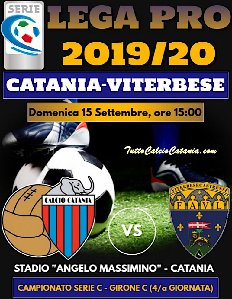 LIVE MASSIMINO (triplice fischio): Catania 1-0 Viterbese, tabellino e numeri incontro in tempo reale