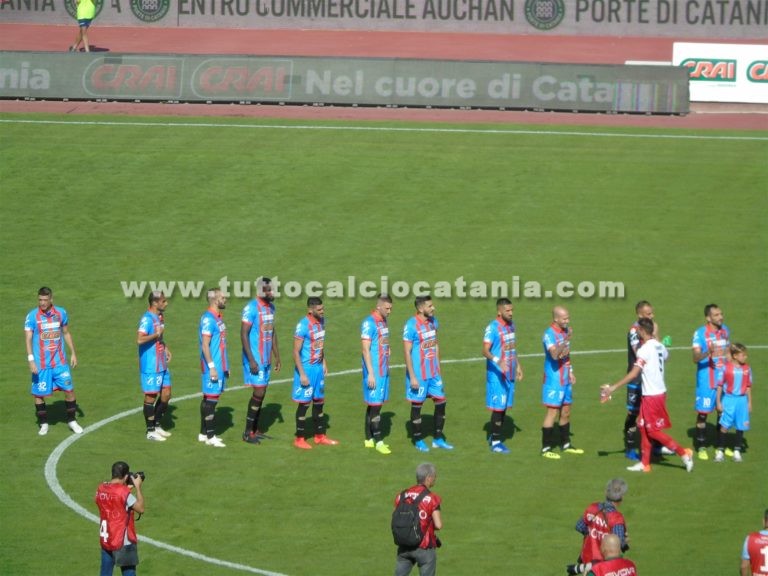 CATANIA: ecco l’undici titolare schierato più spesso da Camplone
