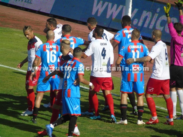 CATANIA-PICERNO: sofferta vittoria etnea nell’unico precedente al “Massimino”