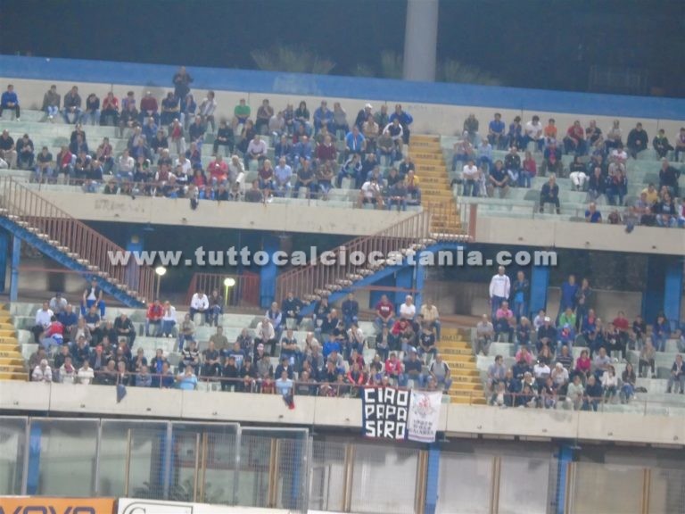 CATANIA – BISCEGLIE: report affluenza stadio