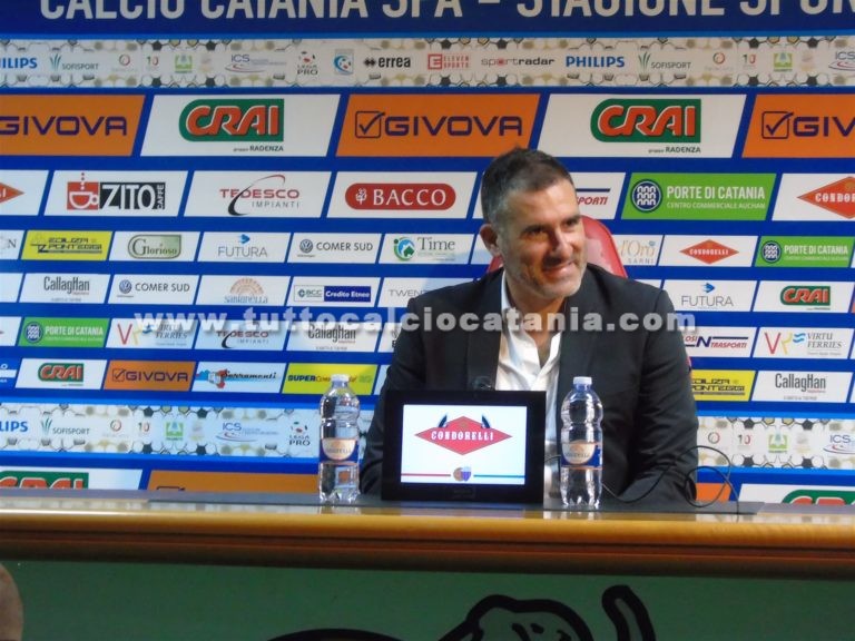 LUCARELLI: “A Catania cerco di mettere in pratica gli insegnamenti di Mazzarri e Sarri”