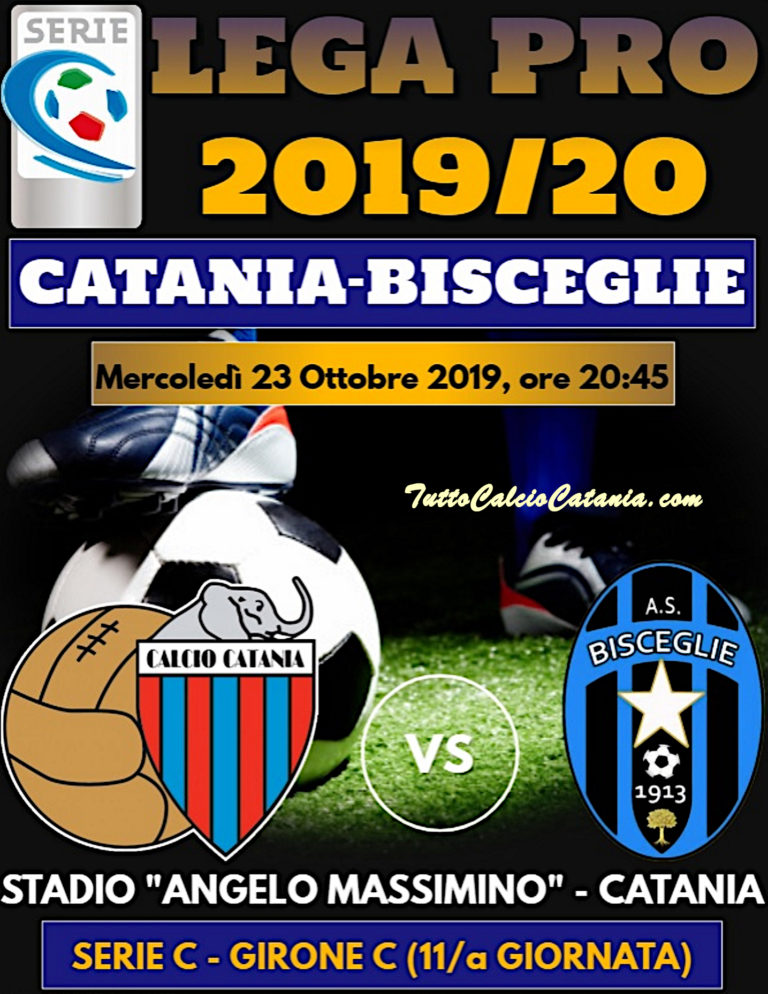 LIVE MASSIMINO (fine partita): Catania 1-1 Bisceglie, tabellino e numeri incontro in tempo reale