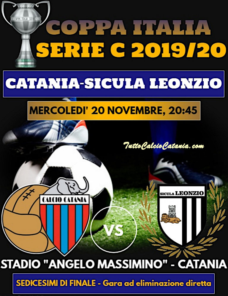 LIVE MASSIMINO (triplice fischio): Catania 1-0 Sicula Leonzio, tabellino e numeri incontro in tempo reale