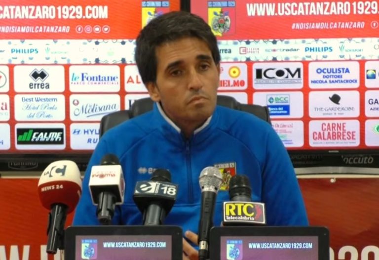 GRASSADONIA (all. Catanzaro): “Sconfitta col Catania mi lascia tanta amarezza”