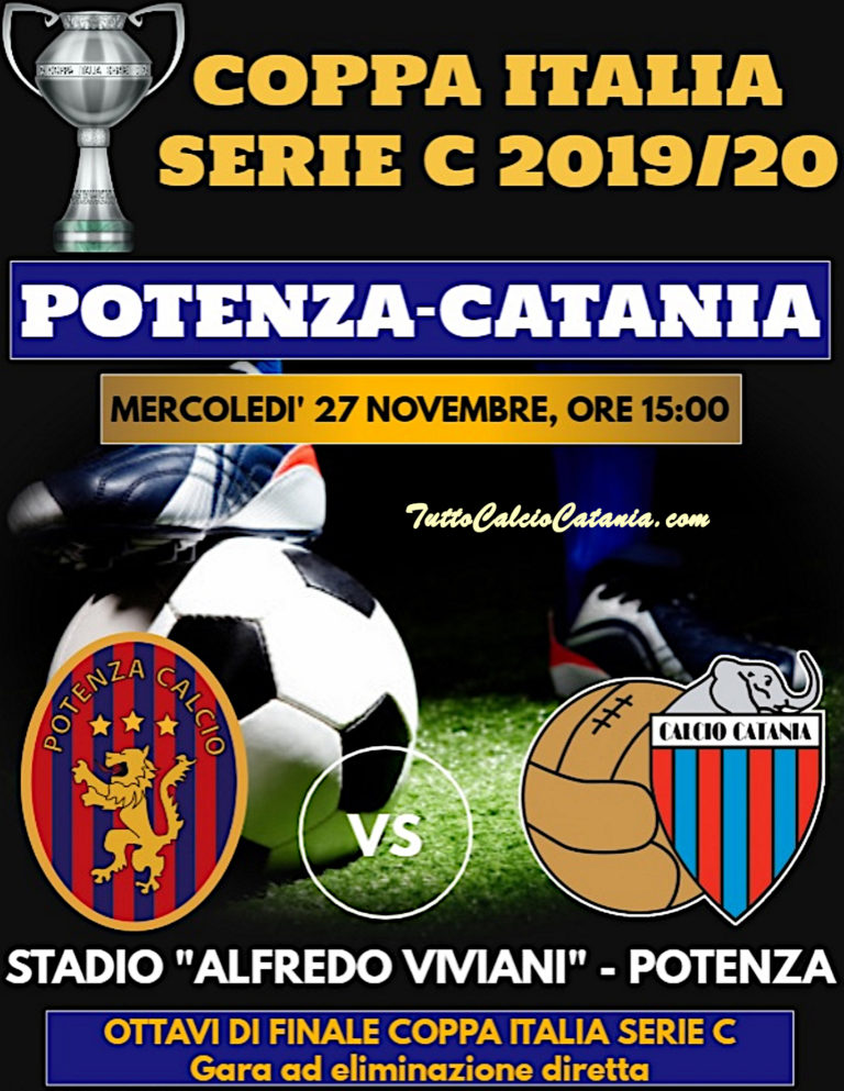 LIVE VIVIANI (triplice fischio): Potenza 1-2 Catania, tabellino e numeri incontro