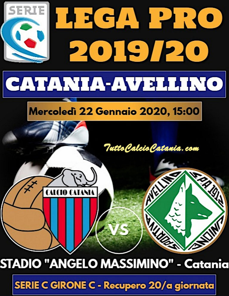 LIVE MASSIMINO (s.t.): Catania 3-1 Avellino, tabellino e numeri incontro in tempo reale