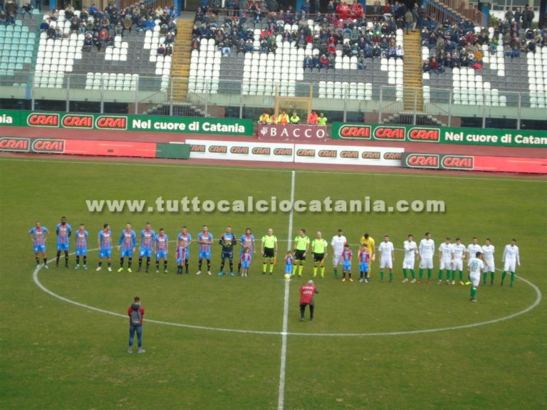 CATANIA – TERNANA: ufficializzato il fischio d’inizio alle ore 15