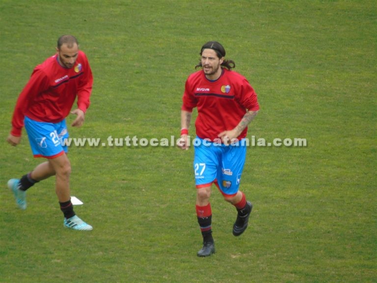 CATANIA – TERNANA: sondaggio chiuso, Biagianti migliore rossazzurro in campo