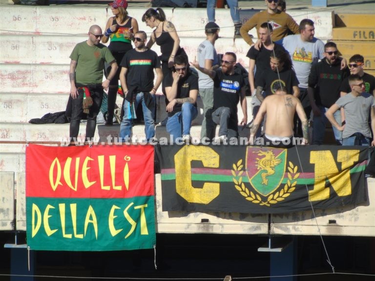 CATANIA – TERNANA: anche un ultras dell’Atalanta presente