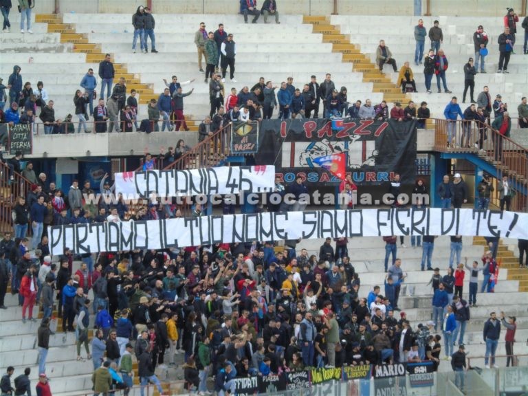 LA DOMENICA ALLO STADIO: “Torneremo, Catania. Sì che torneremo…”