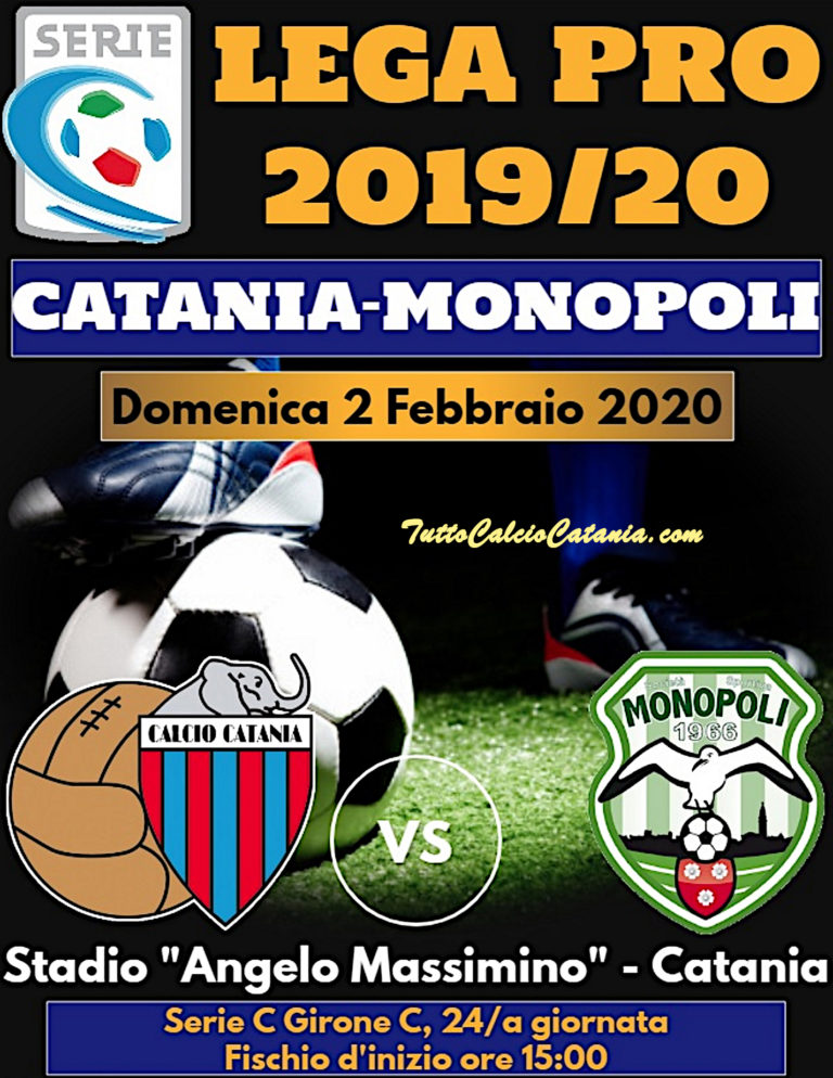 LIVE MASSIMINO (fine partita): Catania 0-2 Monopoli, tabellino e numeri incontro in tempo reale