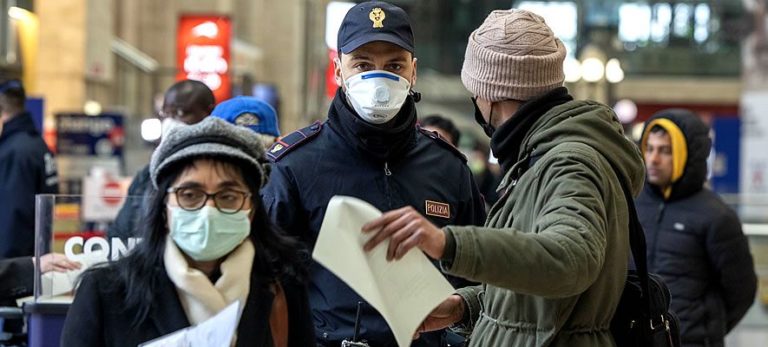 CORONAVIRUS: misure di contenimento estese almeno fino a Pasqua