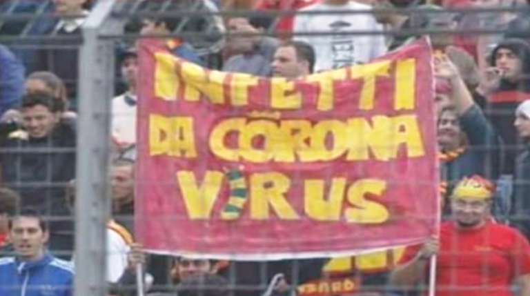 CORONAVIRUS: quello striscione dedicato a “Re Giorgio”…