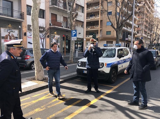 COMUNE DI CATANIA: sindaco verifica andamento controlli Polizia Municipale