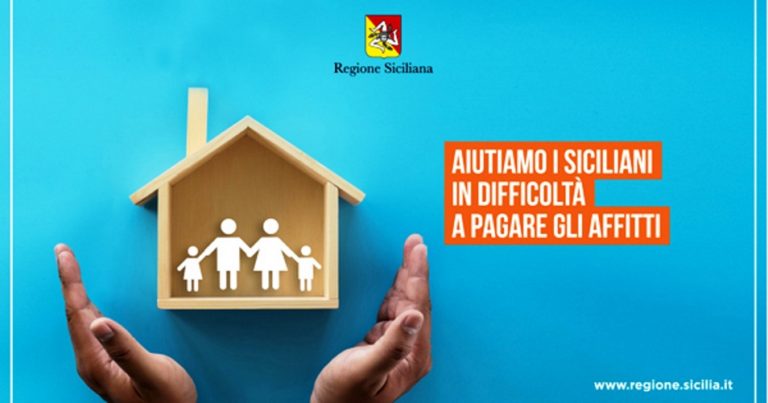 REGIONE SICILIA – Coronavirus: diritto alla casa, sette milioni e mezzo per i contributi agli affitti
