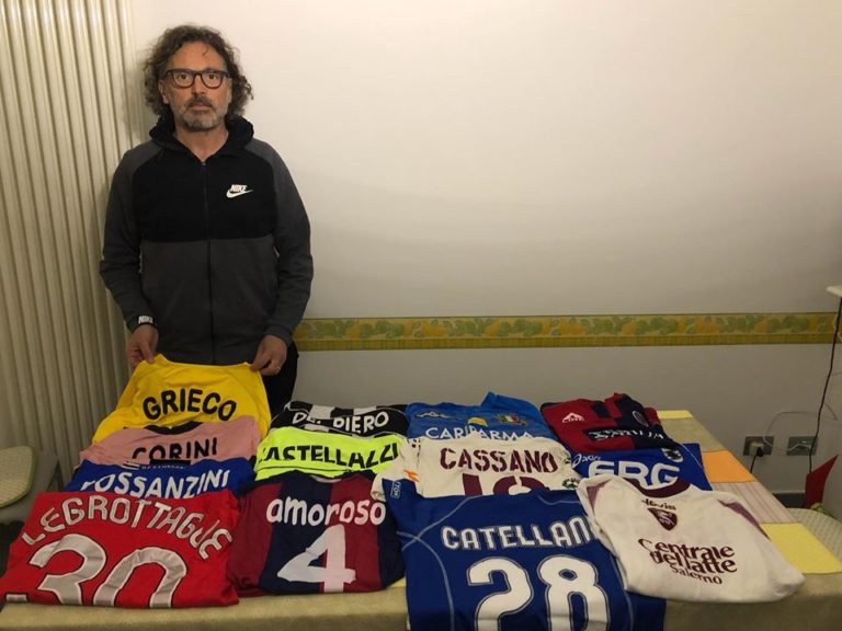 CALCIO SICILIANO: Coronavirus, l’ex Catania Grieco segue l’esempio di Biagianti. Maglie all’asta