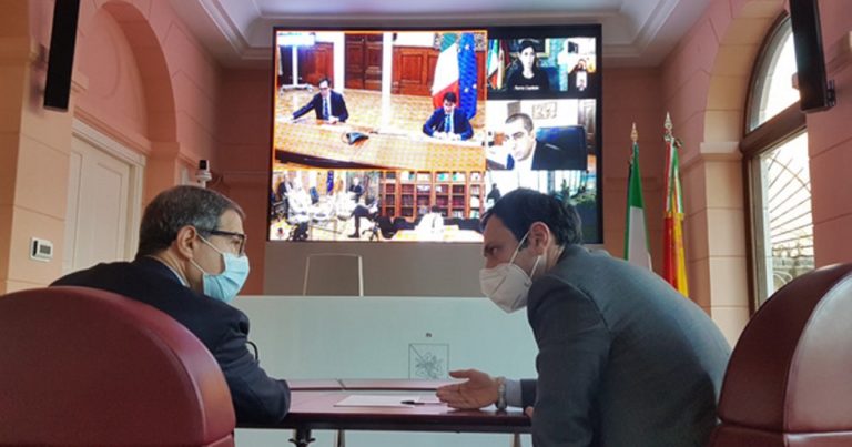 REGIONE SICILIA: Coronavirus, video conferenza con Roma. Ecco i temi posti da Musumeci
