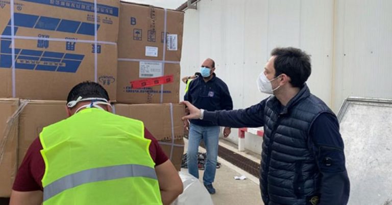 REGIONE SICILIA: Coronavirus, arrivate altre 56 tonnellate di dispositivi di protezione