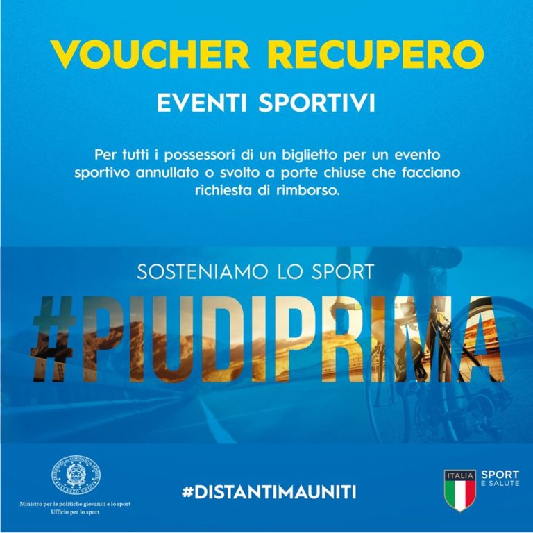 BIGLIETTI: rimborso relativo agli eventi sportivi a cui non si assiste