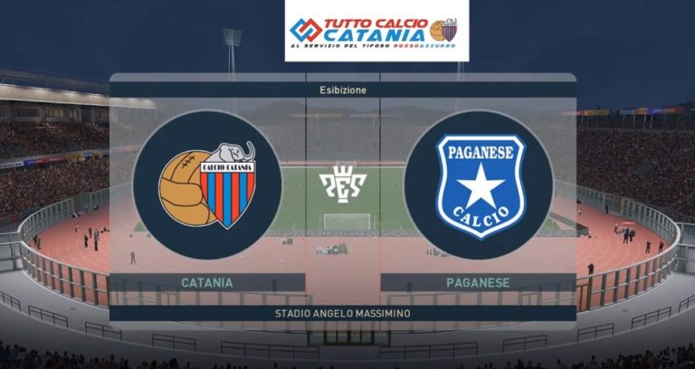 VIDEOGAME: Serie C, 32/a giornata. Catania-Paganese, simulazione partita (azioni salienti)