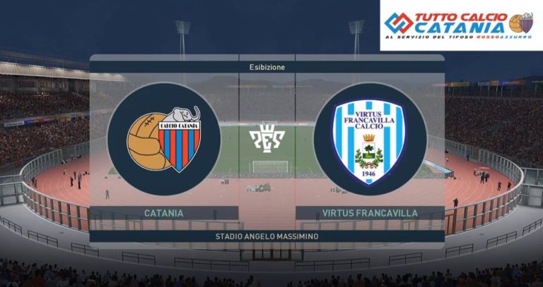 VIDEOGAME: Play Off, Primo Turno. Catania-Virtus Francavilla, simulazione partita (azioni salienti)