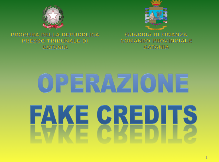 INCHIESTA FAKE CREDITS: coinvolti anche alcuni componenti della Sigi