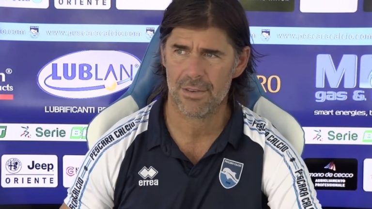 SERIE B – Sottil (all. Pescara), sfida decisiva per la salvezza: “Ricordando Catania-Chievo ai tempi della A…”