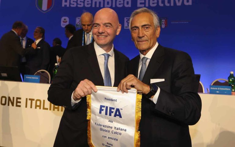 RIAPERTURA STADI – Gravina (FIGC) e Infantino (Fifa): “Tema affrontato, lavoriamo con serenità. Salute al primo posto”