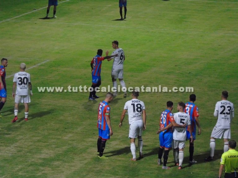LUCARELLI FERMA LA CORSA DEL CATANIA: tris rossoverde, una gemma di Maldonado non basta