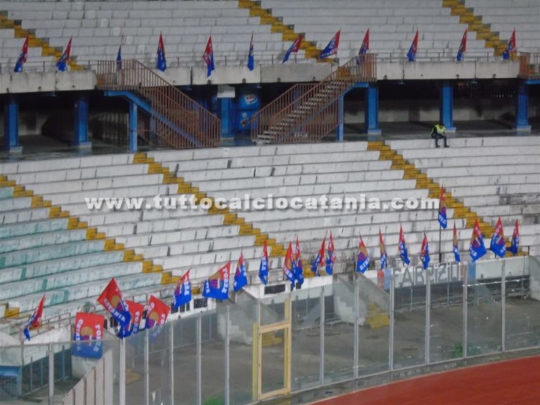 CATANIA – CATANZARO: anticipato il fischio d’inizio dell’incontro